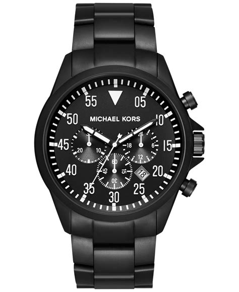 michael kors black studded watch|Michael Kors watches all black.